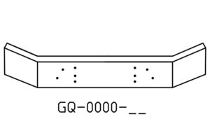 150-GQ-0000-27 Aftermarket, Fits Mack RD688/RD690/CV613/CV713 Bumper 10" Tall